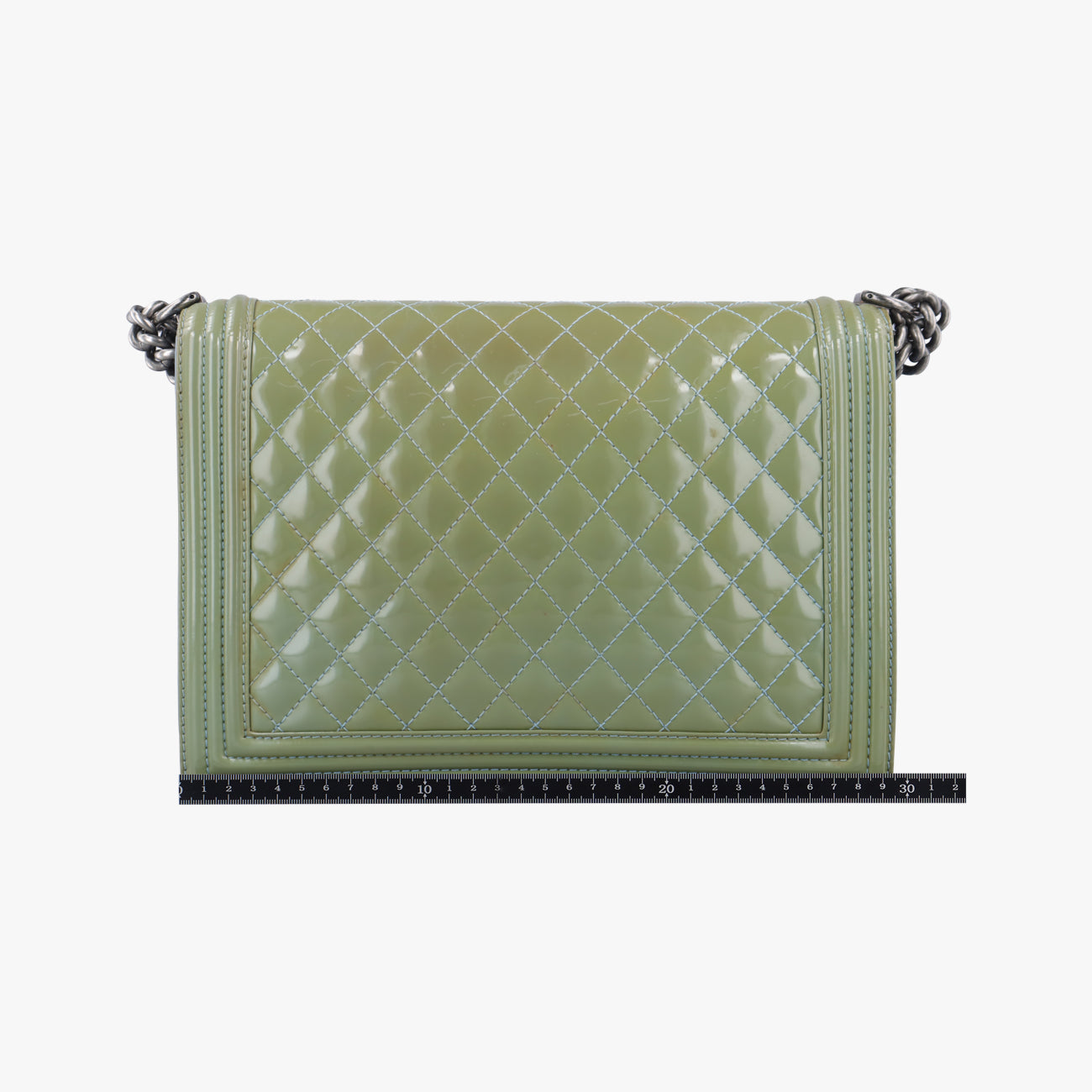 BOY CHANELGreenPatent LeatherA6708717953956ボーイシャネルグリーンパテントA6708717953956