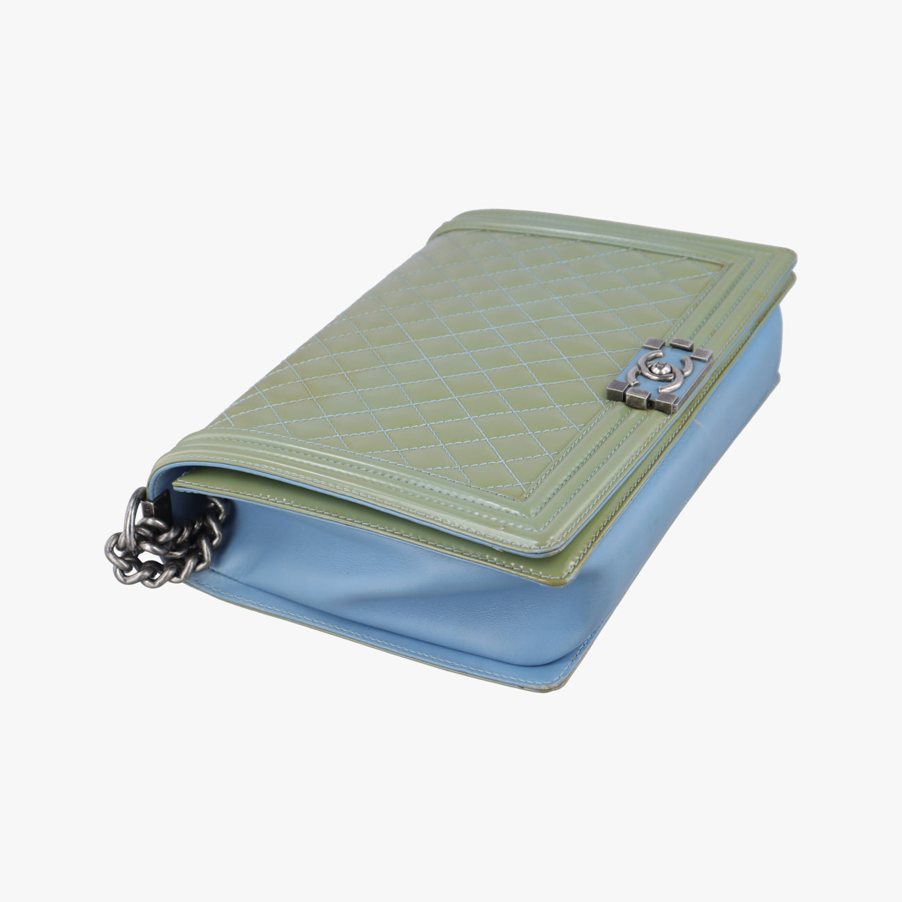 BOY CHANELGreenPatent LeatherA6708717953956ボーイシャネルグリーンパテントA6708717953956
