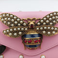 Broadway Pearl BeePinkLeather453778I021986797ブロードウェイ パール ビーピンクレザー453778I021986797