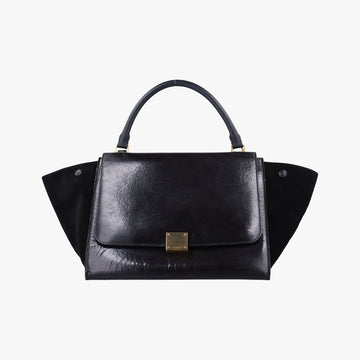 TrapezeBlackSuede x PatentF-CU-0163トラペーズミディアムブラックスエード×パテントF-CU-0163