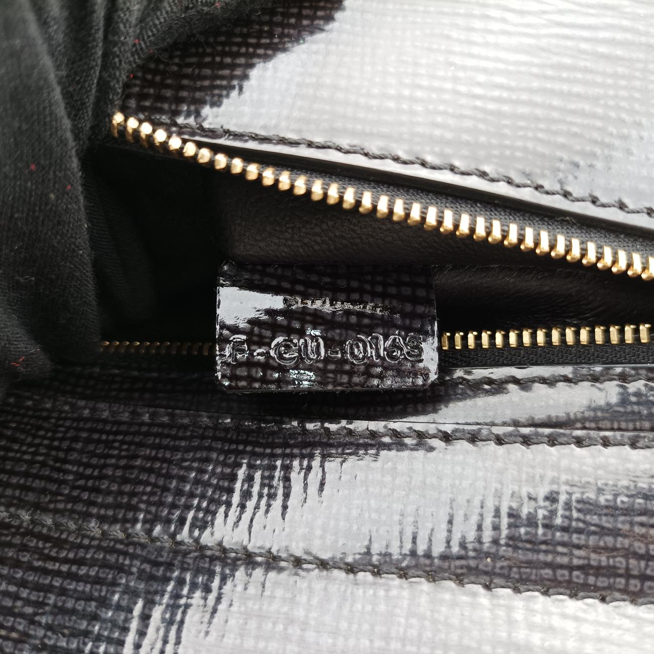 TrapezeBlackSuede x PatentF-CU-0163トラペーズミディアムブラックスエード×パテントF-CU-0163