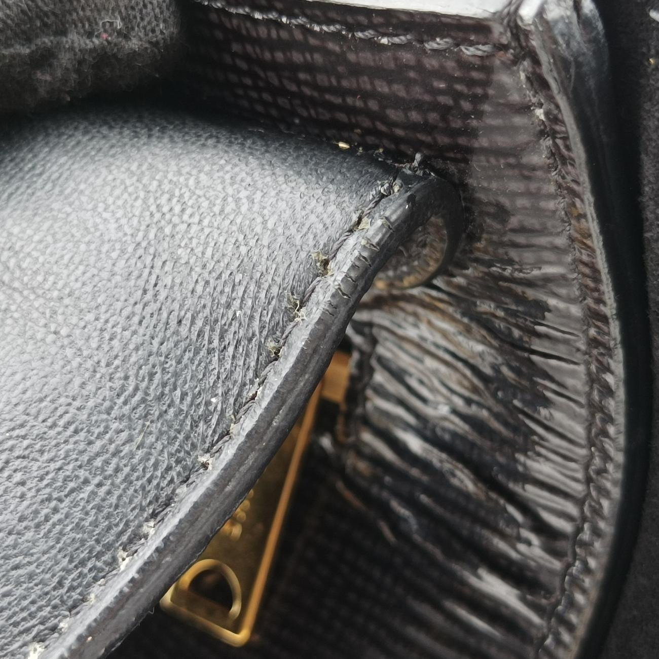 TrapezeBlackSuede x PatentF-CU-0163トラペーズミディアムブラックスエード×パテントF-CU-0163
