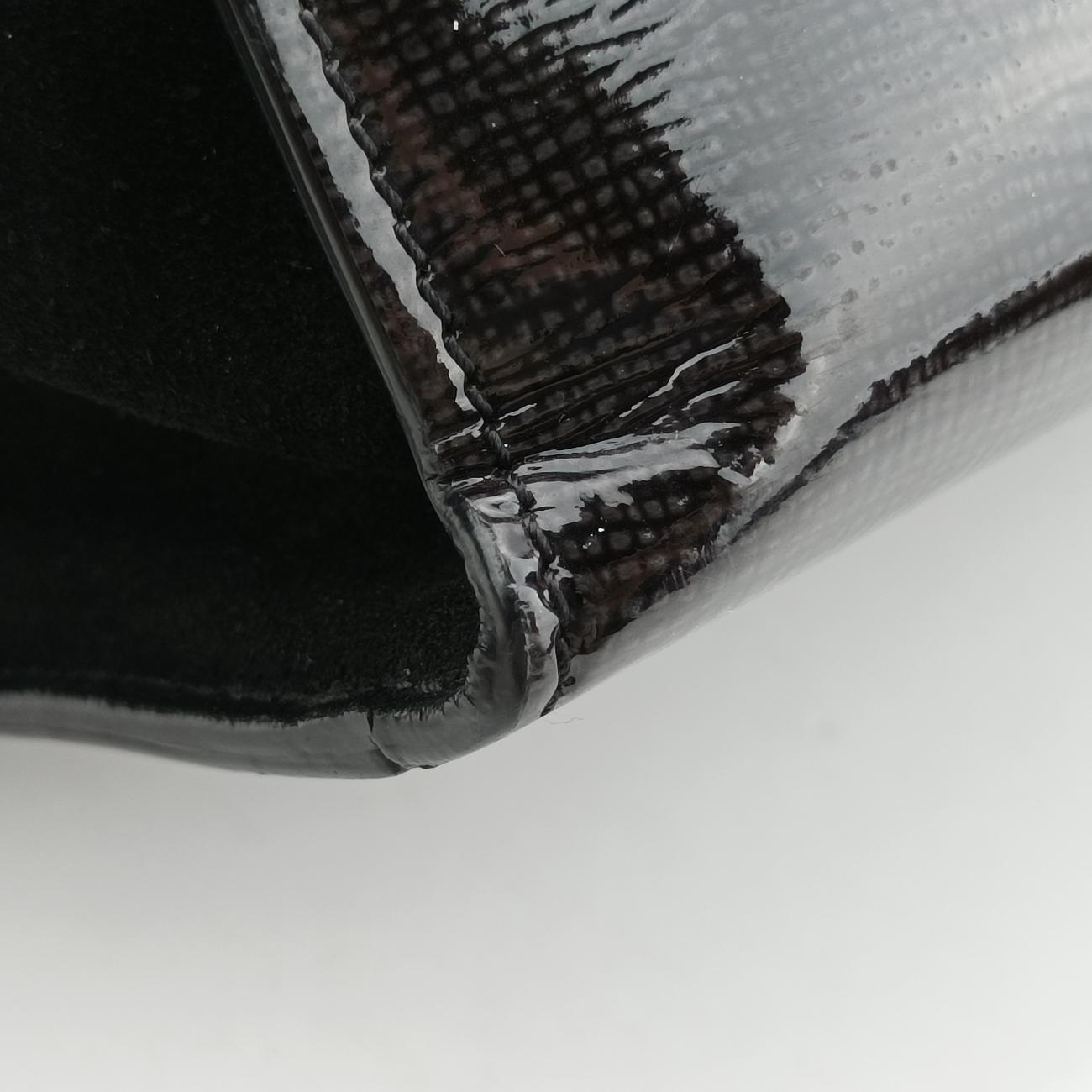 TrapezeBlackSuede x PatentF-CU-0163トラペーズミディアムブラックスエード×パテントF-CU-0163