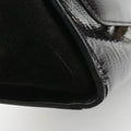 TrapezeBlackSuede x PatentF-CU-0163トラペーズミディアムブラックスエード×パテントF-CU-0163