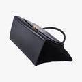 TrapezeBlackSuede x PatentF-CU-0163トラペーズミディアムブラックスエード×パテントF-CU-0163
