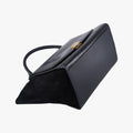 TrapezeBlackSuede x PatentF-CU-0163トラペーズミディアムブラックスエード×パテントF-CU-0163