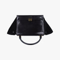 TrapezeBlackSuede x PatentF-CU-0163トラペーズミディアムブラックスエード×パテントF-CU-0163