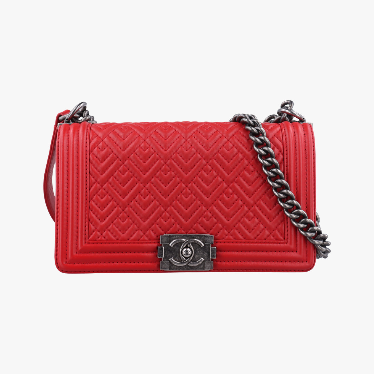 BOY CHANELRedlambskinA6708620899758ボーイシャネルレッドラムスキンA6708620899758