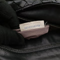 IntrecciatoBlacklambskinB01814895BイントレチャートブラックラムスキンB01814895B