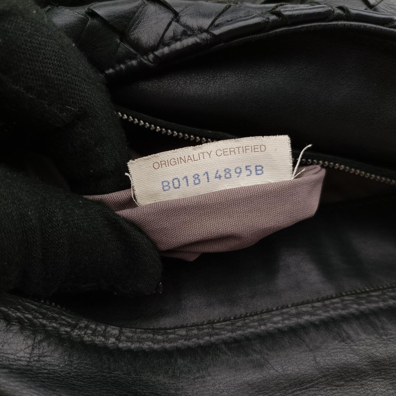 IntrecciatoBlacklambskinB01814895BイントレチャートブラックラムスキンB01814895B