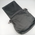IntrecciatoBlacklambskinB01814895BイントレチャートブラックラムスキンB01814895B
