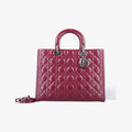 Lady DiorPurplepatent16-BO-0112 Bレディディオールパープルパテント16-BO-0112 B