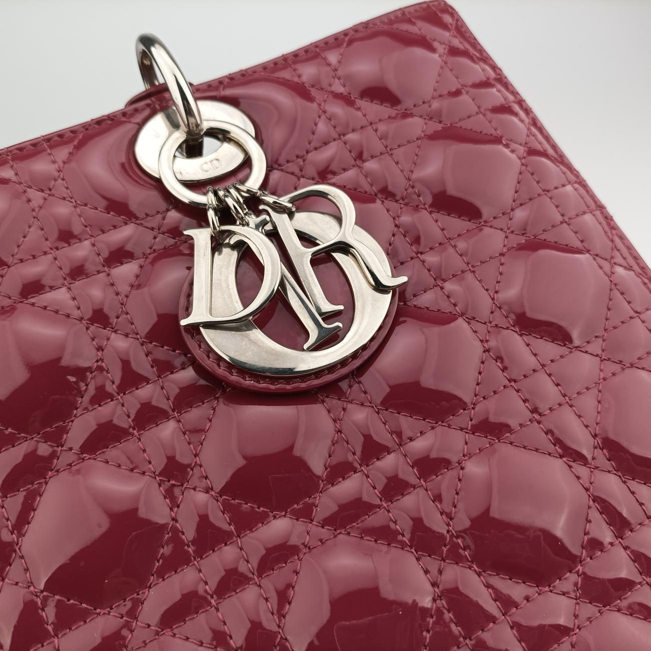 Lady DiorPurplepatent16-BO-0112 Bレディディオールパープルパテント16-BO-0112 B