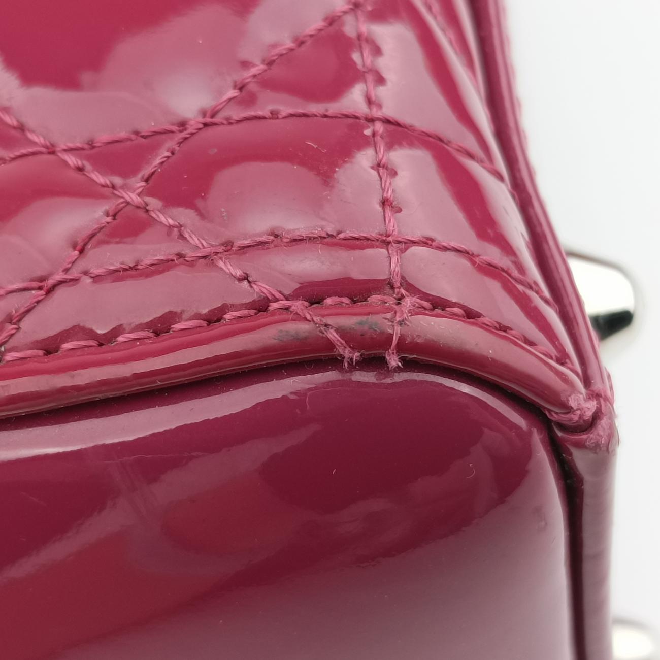 Lady DiorPurplepatent16-BO-0112 Bレディディオールパープルパテント16-BO-0112 B