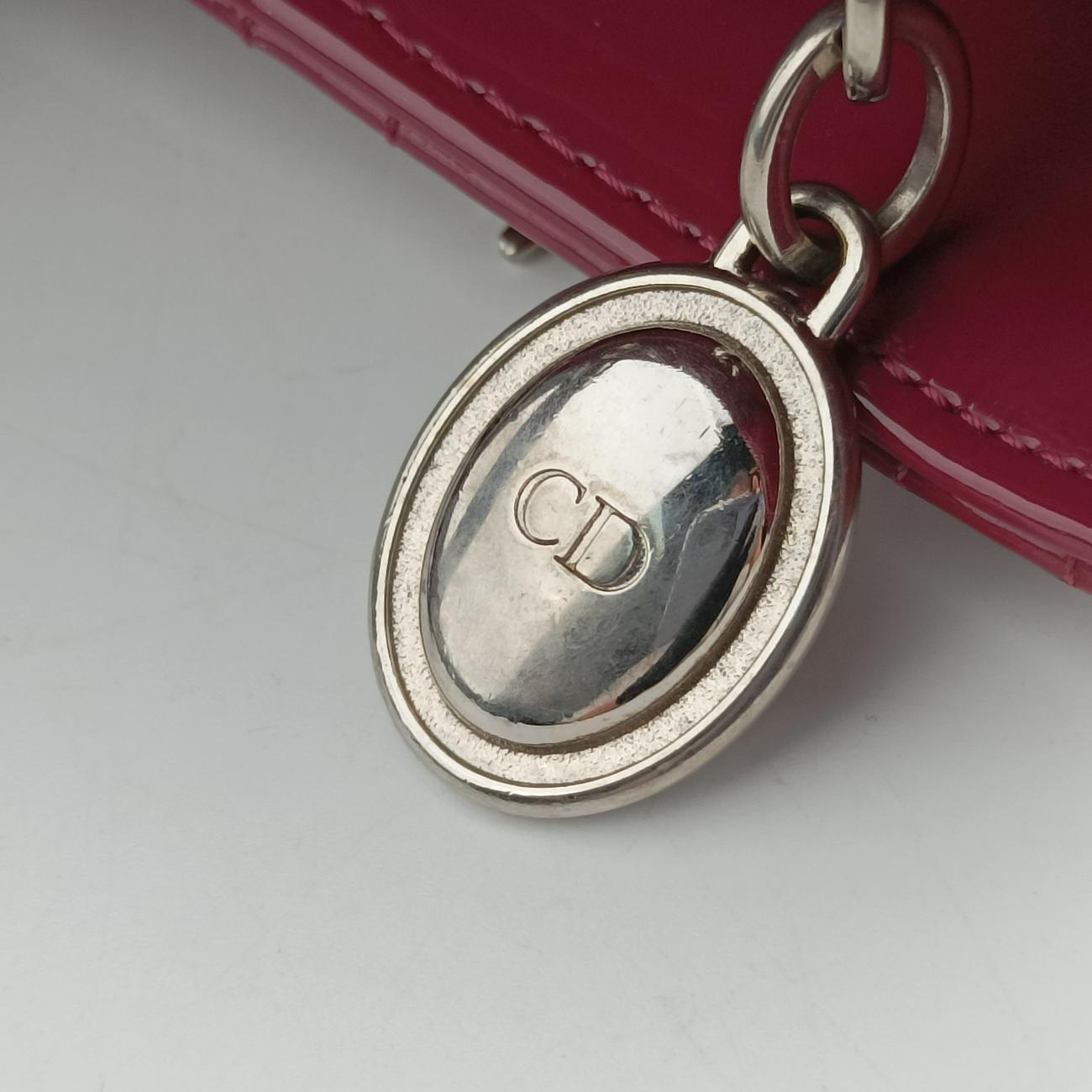 Lady DiorPurplepatent16-BO-0112 Bレディディオールパープルパテント16-BO-0112 B