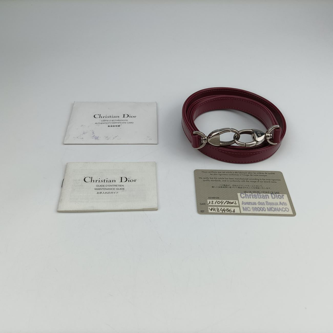 Lady DiorPurplepatent16-BO-0112 Bレディディオールパープルパテント16-BO-0112 B