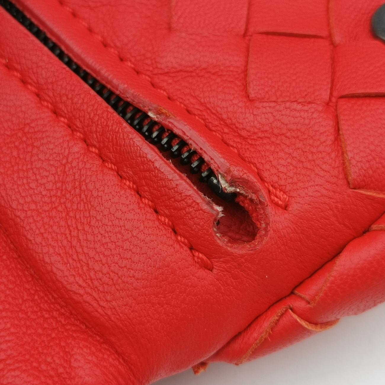 IntrecciatoRedlambskinB05002517VイントレチャートレッドラムスキンB05002517V