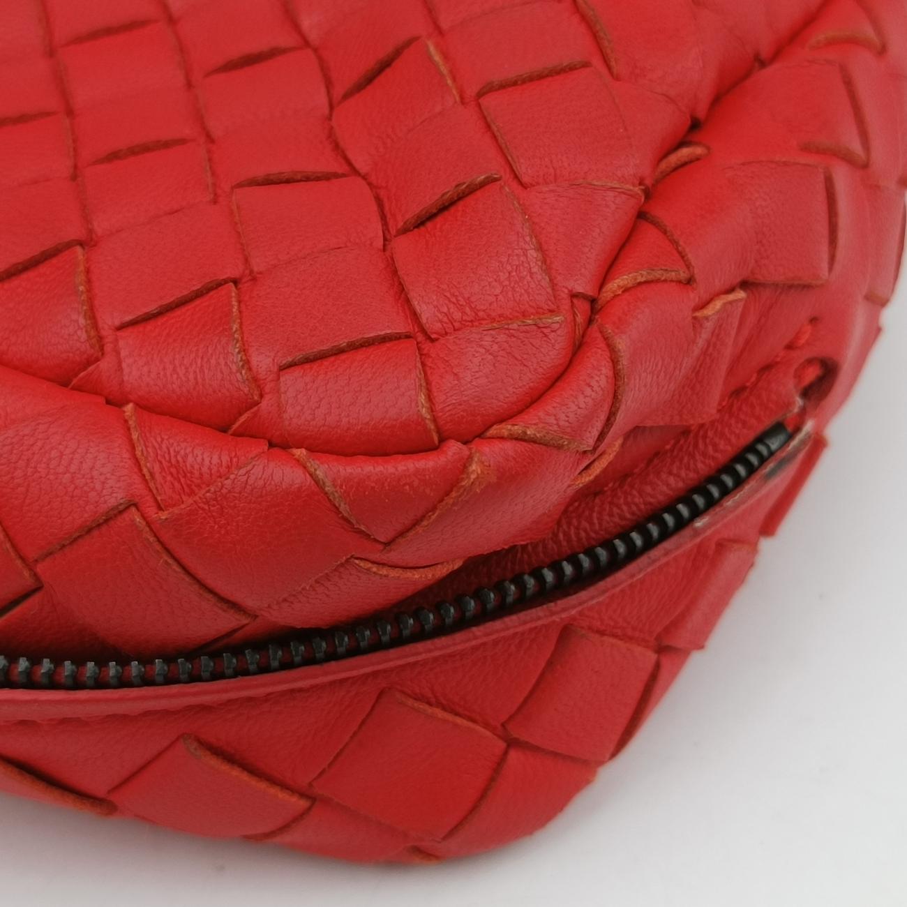 IntrecciatoRedlambskinB05002517VイントレチャートレッドラムスキンB05002517V