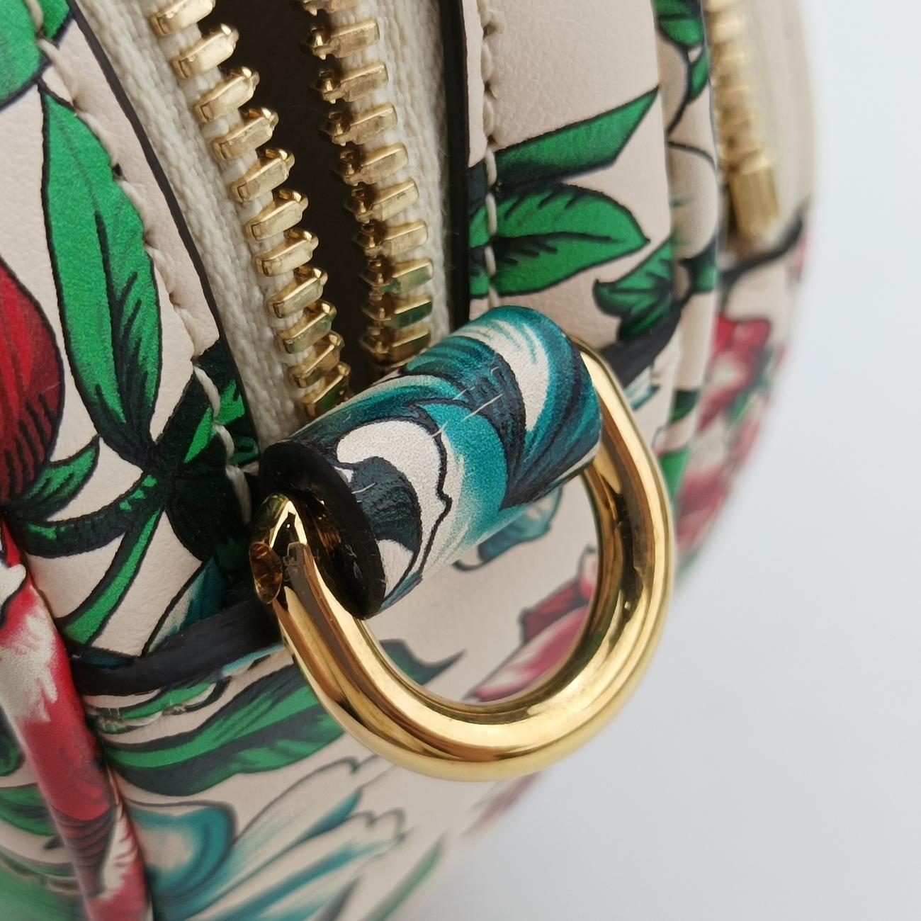 GG Marmont Flower Print HeartMulticolourLeather740355A040803115GGマーモント フラワー プリント ハートマルチカラーレザー740355A040803115