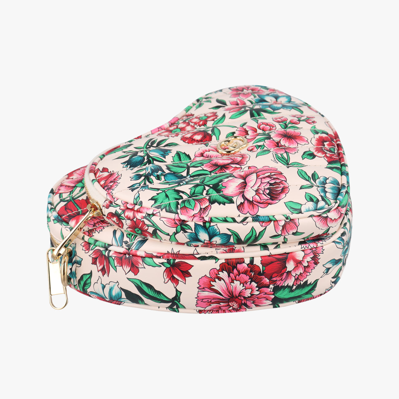 GG Marmont Flower Print HeartMulticolourLeather740355A040803115GGマーモント フラワー プリント ハートマルチカラーレザー740355A040803115