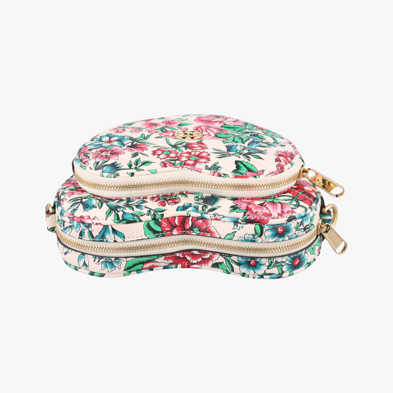 GG Marmont Flower Print HeartMulticolourLeather740355A040803115GGマーモント フラワー プリント ハートマルチカラーレザー740355A040803115