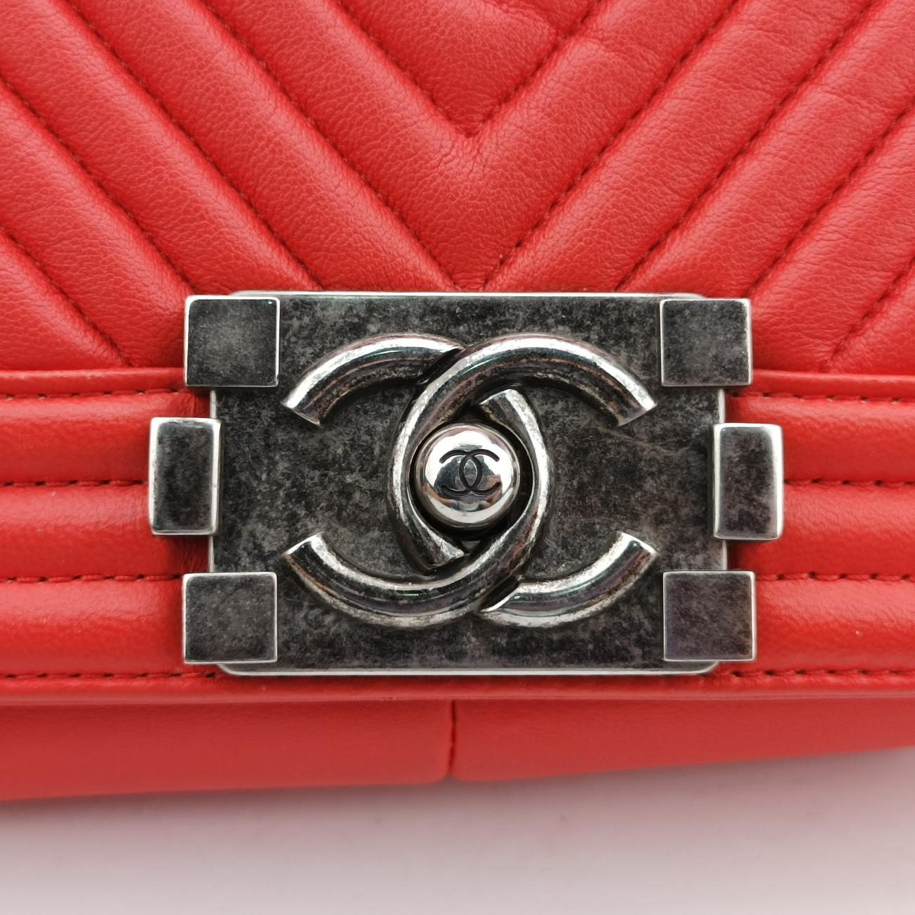 BOY CHANELOrangeleatherA9282820634791ボーイシャネルオレンジレザーA9282820634791