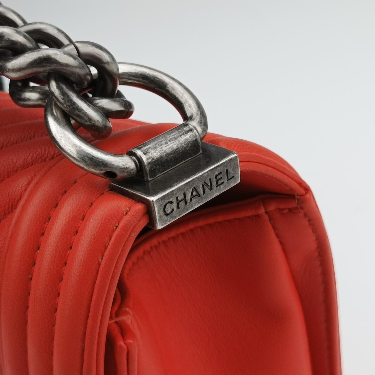 BOY CHANELOrangeleatherA9282820634791ボーイシャネルオレンジレザーA9282820634791