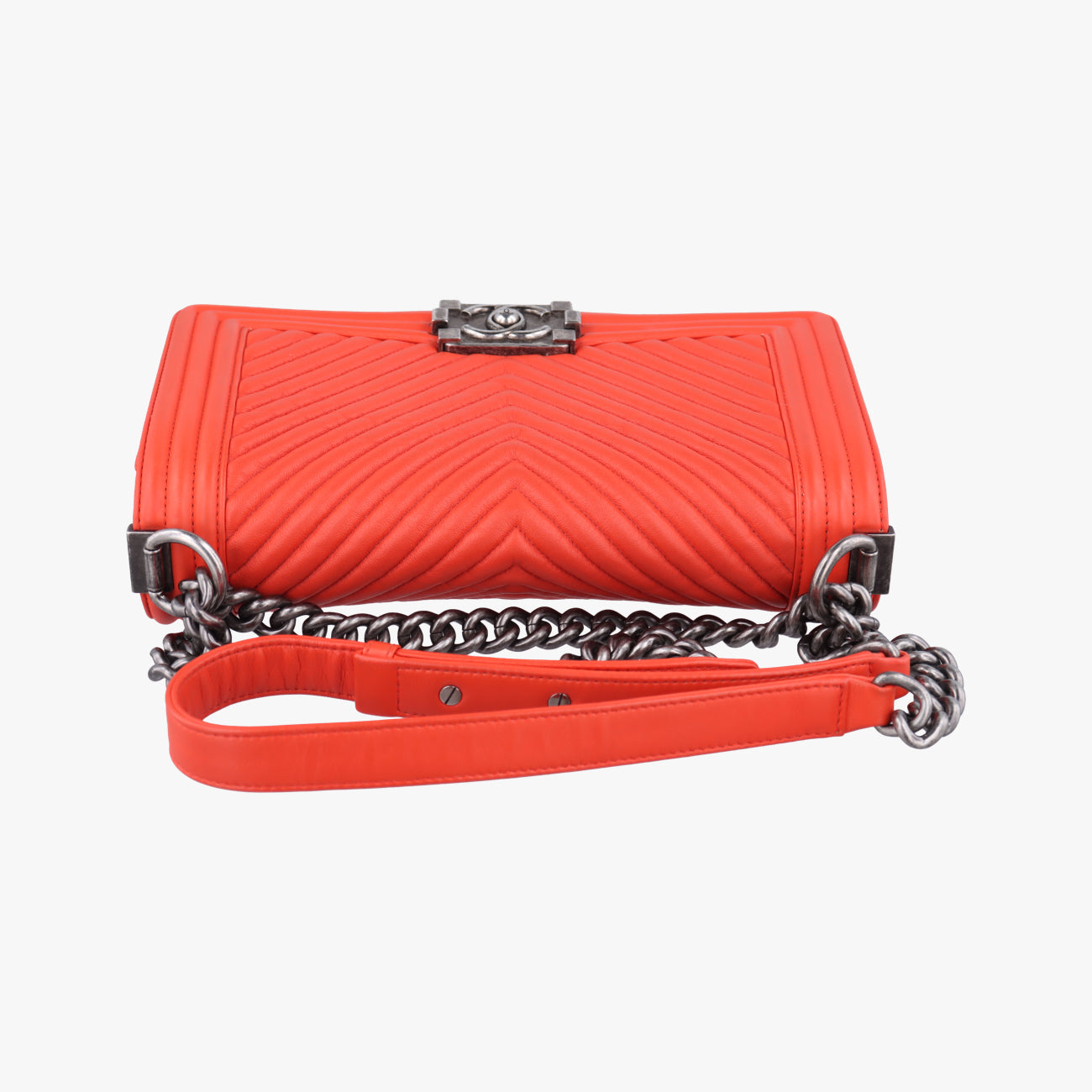 BOY CHANELOrangeleatherA9282820634791ボーイシャネルオレンジレザーA9282820634791