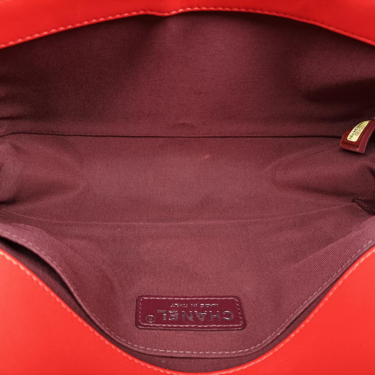 BOY CHANELOrangeleatherA9282820634791ボーイシャネルオレンジレザーA9282820634791