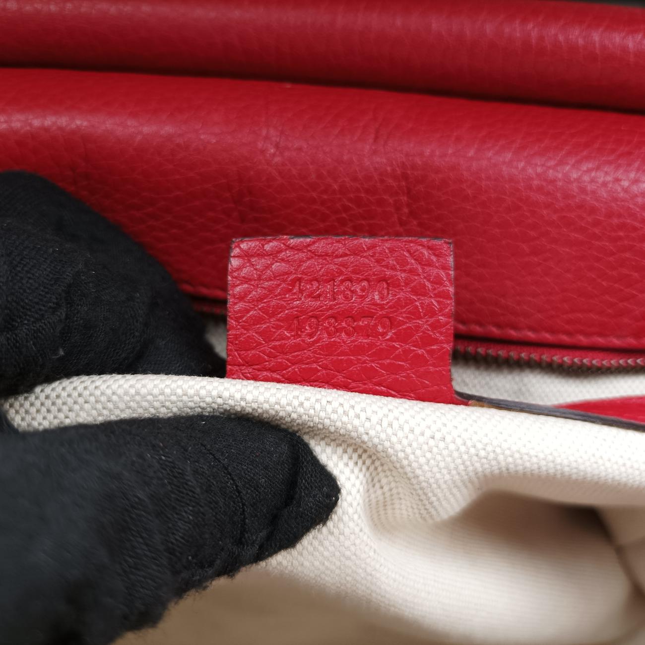 GG MarmontRedLeather421890D021445858GGマーモントレッドレザー421890D021445858