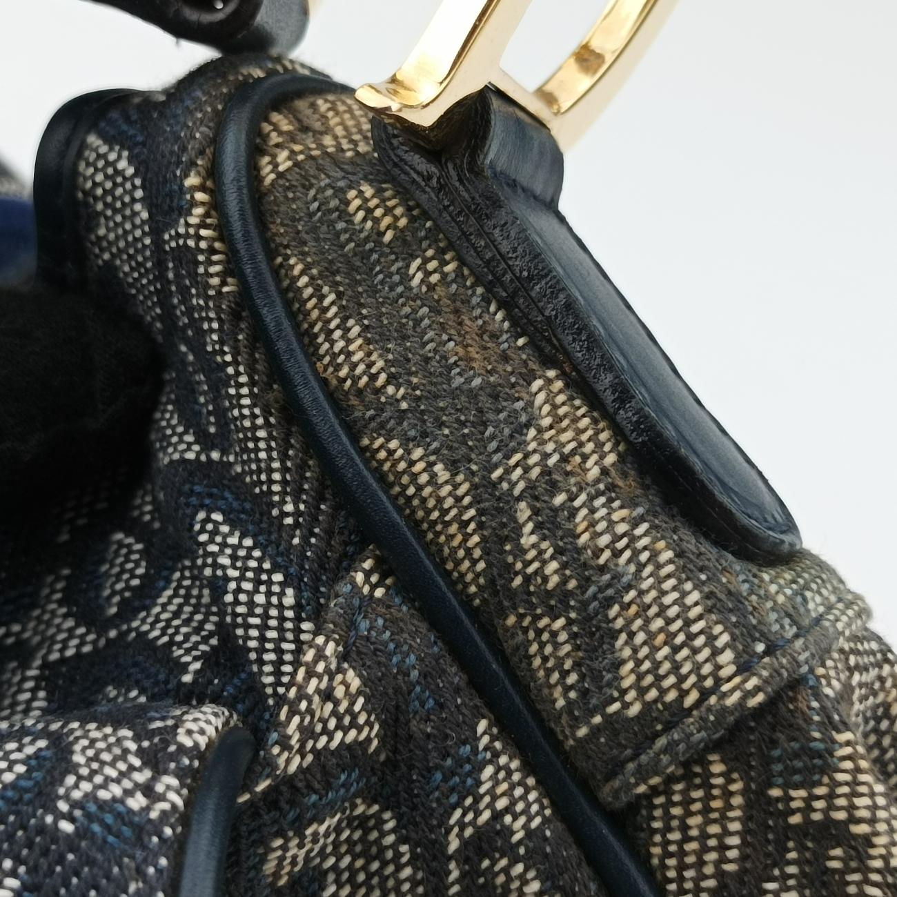 Double SaddleBlueCanvas x LeatherRU 0060ダブルサドルブルーキャンバス×レザーRU 0060