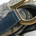 Double SaddleBlueCanvas x LeatherRU 0060ダブルサドルブルーキャンバス×レザーRU 0060