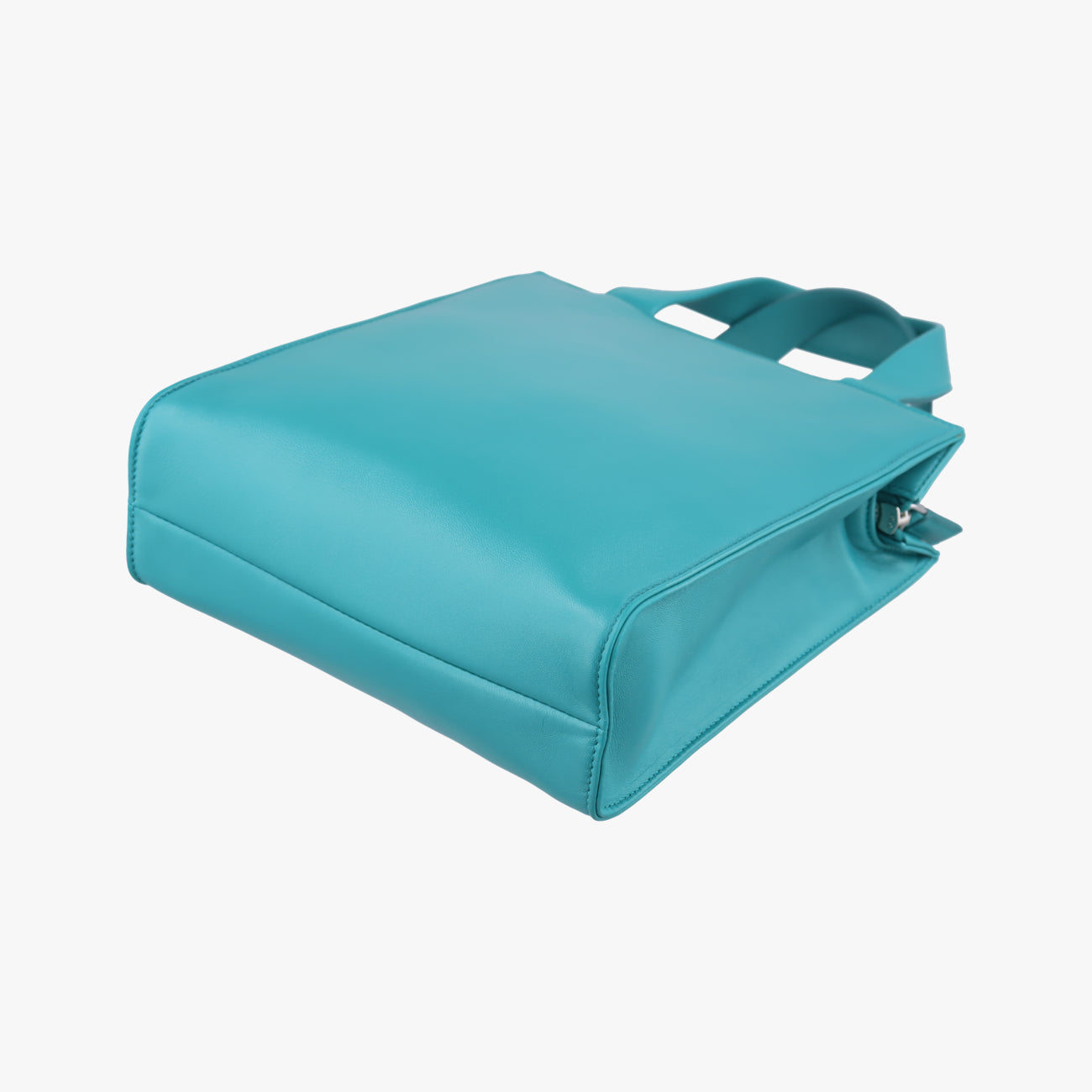 Turquoise Mini ToteGreenlambskin1BG41831/Vトライアングルロゴグリーンラムスキン1BG41831/V