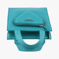 Turquoise Mini ToteGreenlambskin1BG41831/Vトライアングルロゴグリーンラムスキン1BG41831/V