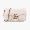 GG MarmontWhiteLeather476433GGマーモントホワイトレザー476433