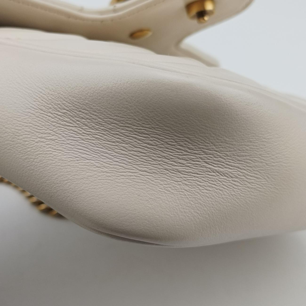 GG MarmontWhiteLeather476433GGマーモントホワイトレザー476433