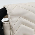 GG MarmontWhiteLeather476433GGマーモントホワイトレザー476433
