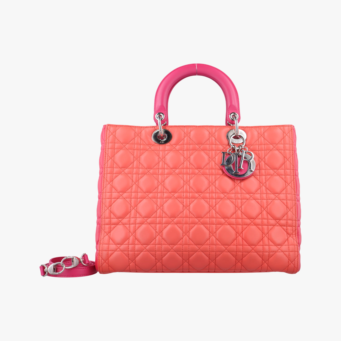 Lady DiorOrange×Pinklambskin16-BO-0123レディディオールオレンジ×ピンクラムスキン16-BO-0123