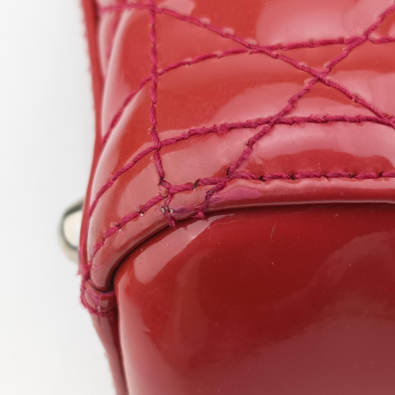 Lady DiorRedpatent05-MA-0141レディディオールレッドパテント05-MA-0141