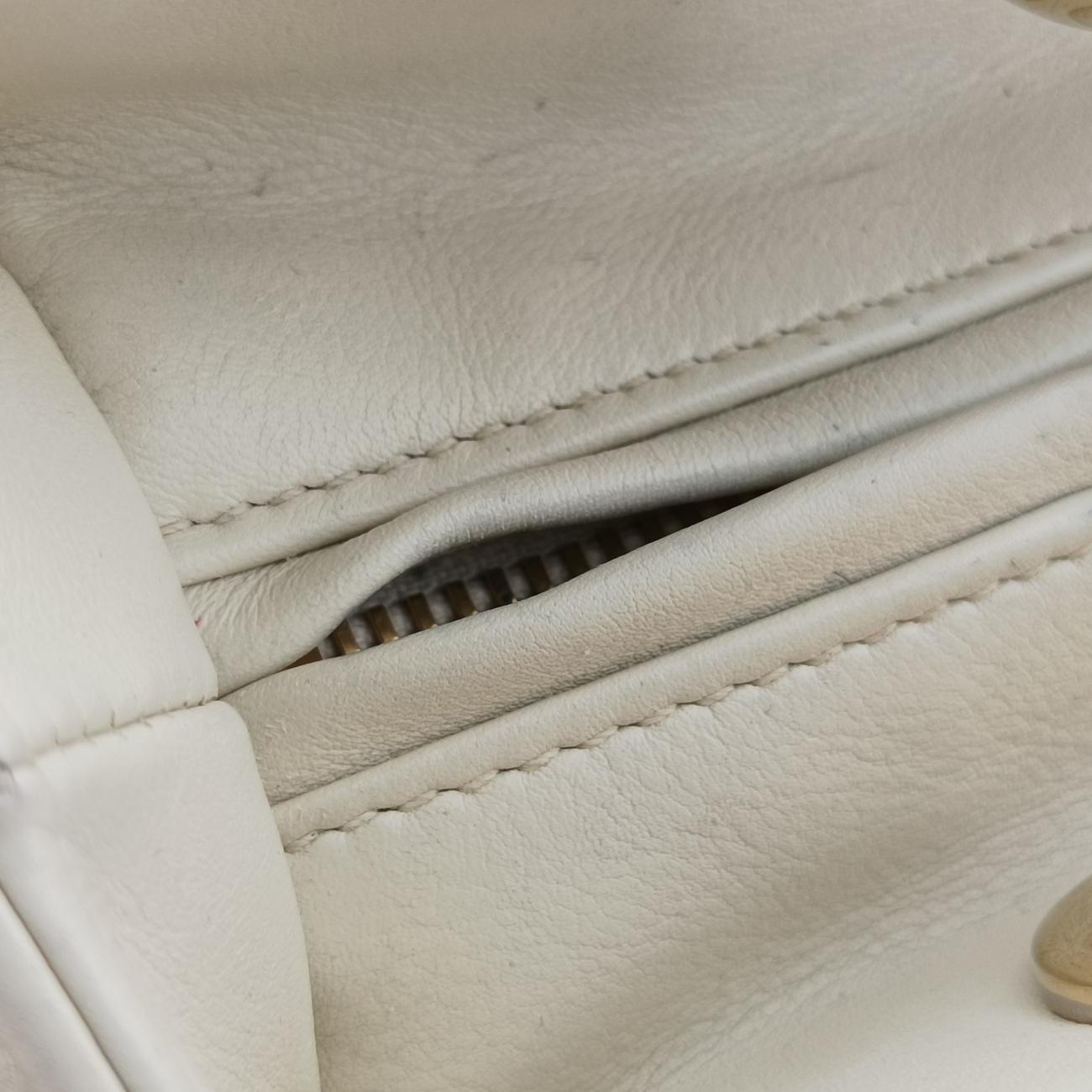 Lady Dior MiniWhite x MulticolorLeather17-BO-0168レディディオールミニホワイト×マルチカラーレザー17-BO-0168
