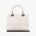 Lady Dior MiniWhite x MulticolorLeather17-BO-0168レディディオールミニホワイト×マルチカラーレザー17-BO-0168