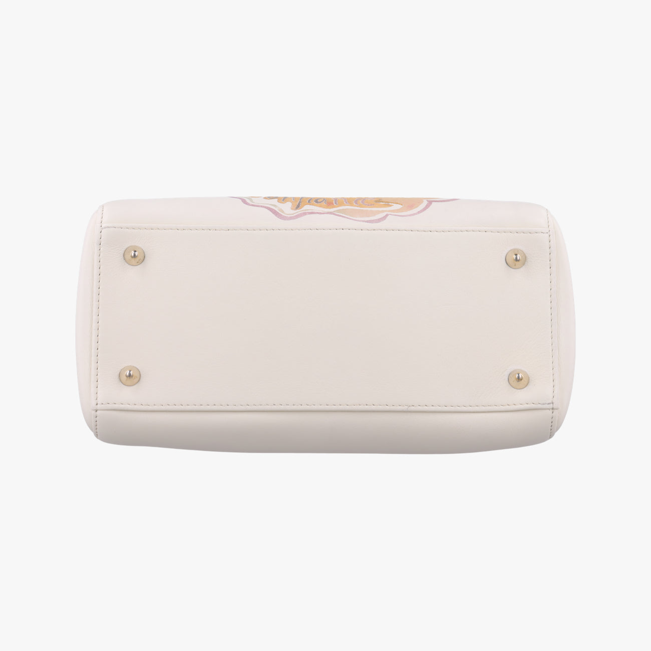 Lady Dior MiniWhite x MulticolorLeather17-BO-0168レディディオールミニホワイト×マルチカラーレザー17-BO-0168