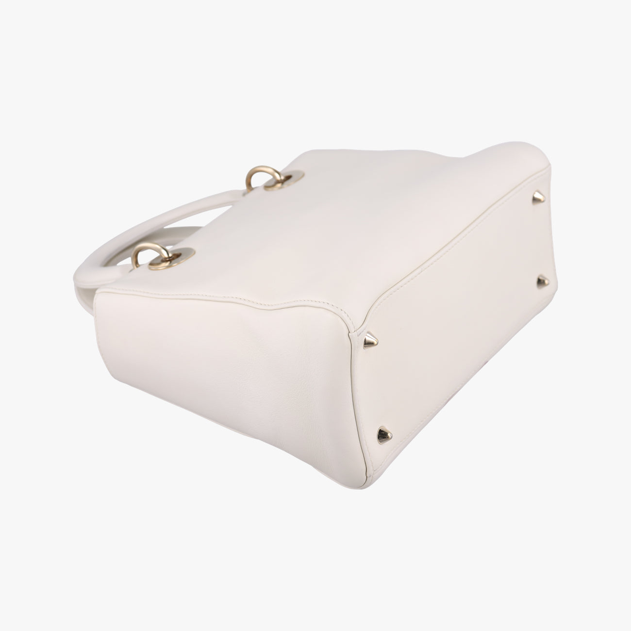 Lady Dior MiniWhite x MulticolorLeather17-BO-0168レディディオールミニホワイト×マルチカラーレザー17-BO-0168