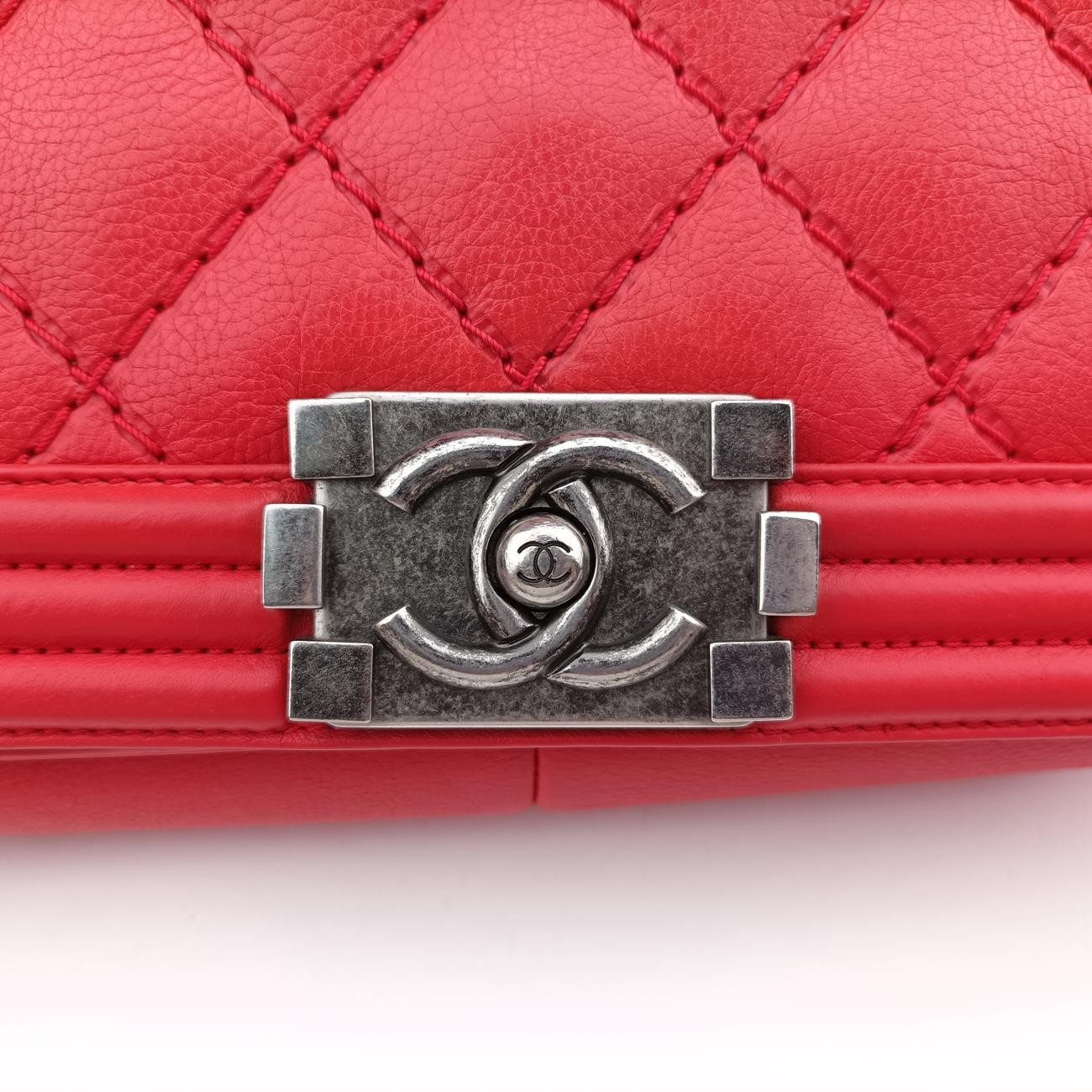 BOY CHANELRedLeatherA9210618984293ボーイシャネルレッドレザーA9210618984293
