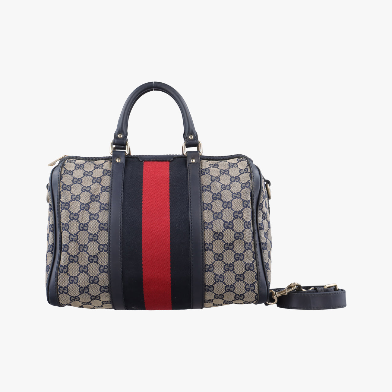 Sherry Linenavy×red×beigecanvas x leather247205C7203029シェリーラインネイビー×レッド×ベージュキャンバス×レザー247205C7203029
