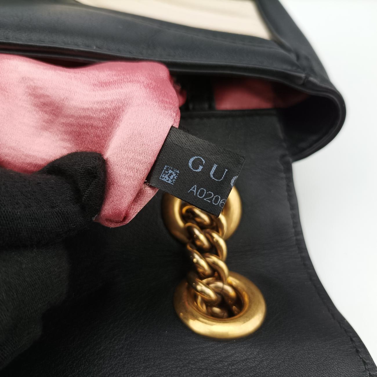 GG MarmontBlack / WhiteLeather443497A020602259GGマーモントブラック／ホワイトレザー443497A020602259