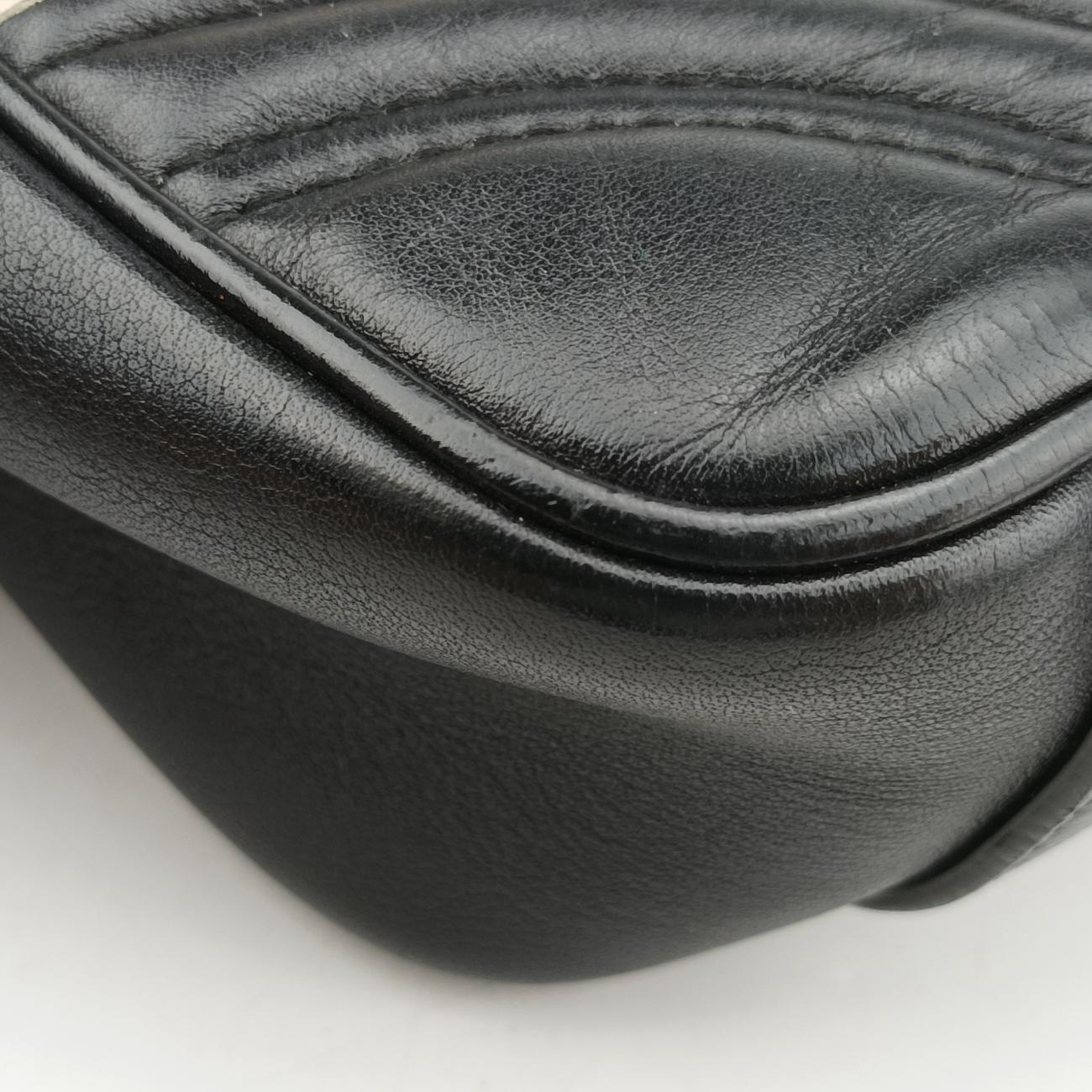 GG MarmontBlack / WhiteLeather443497A020602259GGマーモントブラック／ホワイトレザー443497A020602259