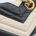 GG MarmontBlack / WhiteLeather443497A020602259GGマーモントブラック／ホワイトレザー443497A020602259
