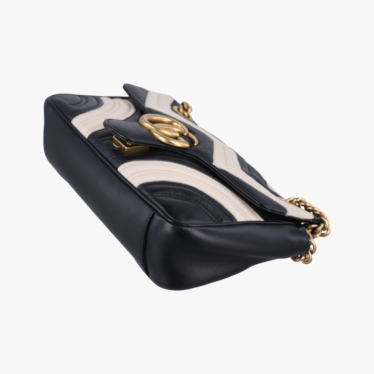 GG MarmontBlack / WhiteLeather443497A020602259GGマーモントブラック／ホワイトレザー443497A020602259