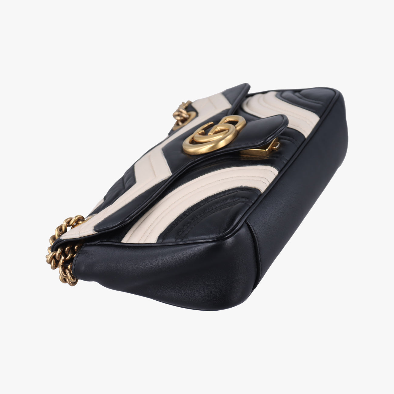 GG MarmontBlack / WhiteLeather443497A020602259GGマーモントブラック／ホワイトレザー443497A020602259